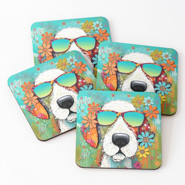 Item preview, Green Glimpse of Dog Whimsy designed and sold by Ivan  Guaderrama.