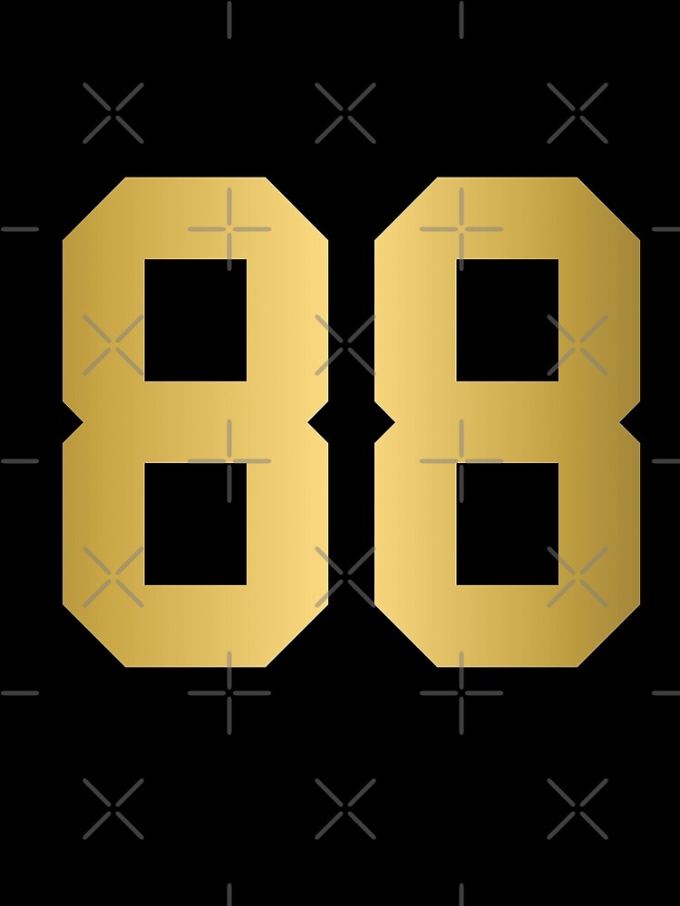 Golden Number 88 - Sports Numbers 