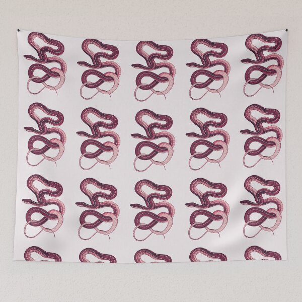Item preview, Snake- Leptophis sauritus, ribbon snake, strawberry designed and sold by DreamingBeetle.
