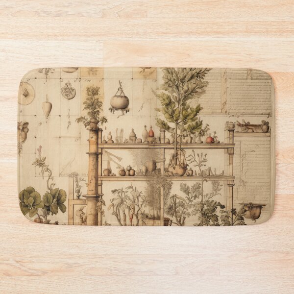 Item preview, Old Plant Drawings of Horticulture and Botany  designed and sold by BrandonArtWorld.