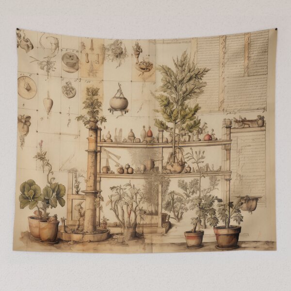 Item preview, Old Plant Drawings of Horticulture and Botany  designed and sold by BrandonArtWorld.