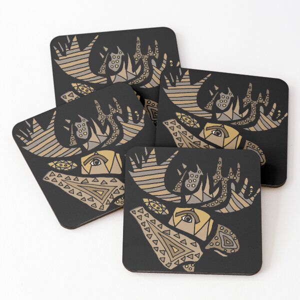 Item preview, Cool Moose Head Abstract Art designed and sold by Nature's Fancy.