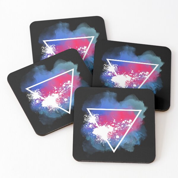 Item preview, Vibrant Triangles: Artistic Fusion of Colors and Patterns collage designed and sold by Seremet.