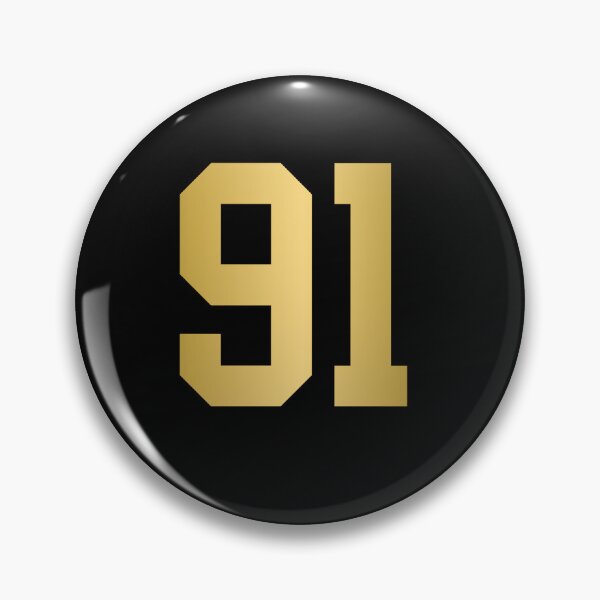 Item preview, Golden Number 91 - Sports Numbers  designed and sold by NECHSTORE.