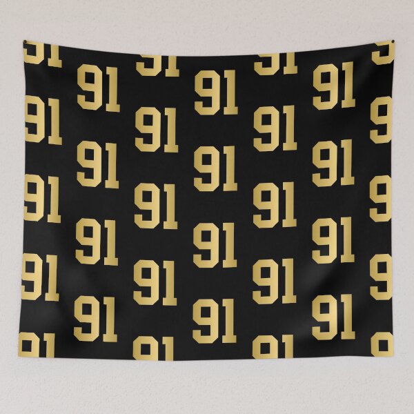 Item preview, Golden Number 91 - Sports Numbers  designed and sold by NECHSTORE.
