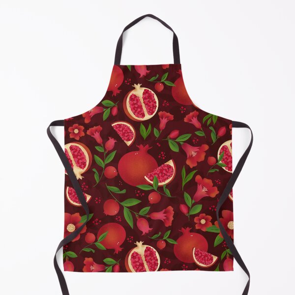 Item preview, Pomegranate pattern red background designed and sold by EliSuarez.