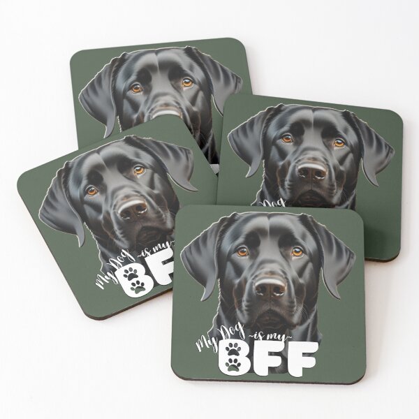 Item preview, Cute Black Labrador Retriever BFF designed and sold by LifeCrush.