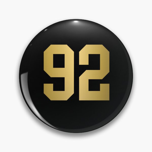 Item preview, Golden Number 92 - Sports Numbers  designed and sold by NECHSTORE.