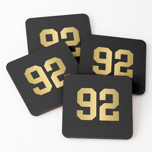 Item preview, Golden Number 92 - Sports Numbers  designed and sold by NECHSTORE.