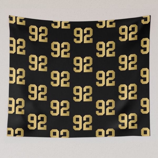 Item preview, Golden Number 92 - Sports Numbers  designed and sold by NECHSTORE.