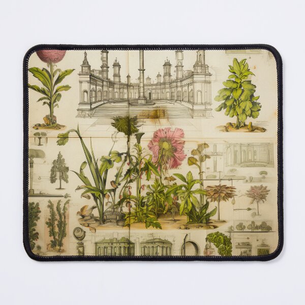 Item preview, Old Plant Drawings of Horticulture and Botany  designed and sold by BrandonArtWorld.