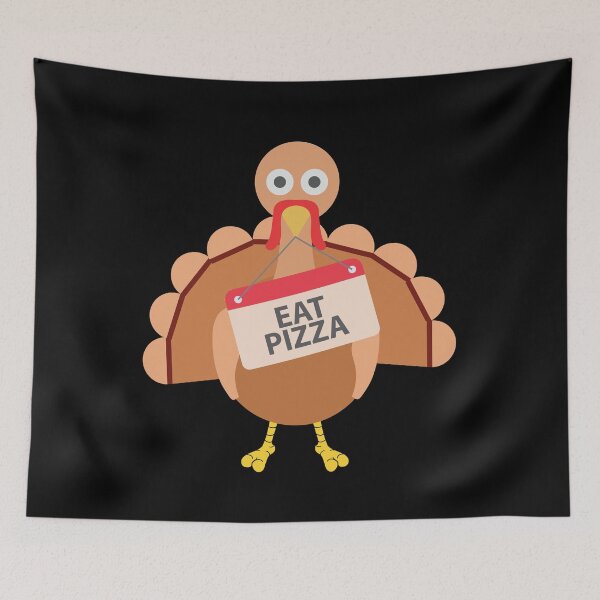 Item preview, Eat Pizza Turkey Thanksgiving Funny Family Joke designed and sold by hnwc.