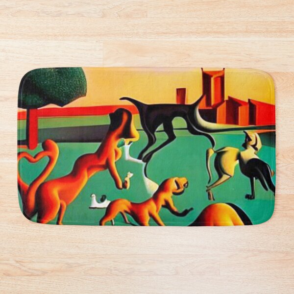 Item preview, Dogs playing with ball designed and sold by George Hutton Hunter.