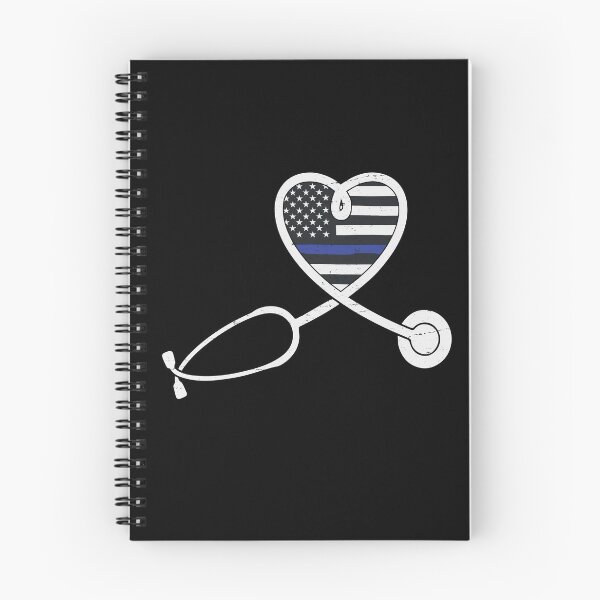 Item preview, Nurse Police Officer Heart Healthcare Nursing Clinic Cop Support Awareness designed and sold by hnwc.