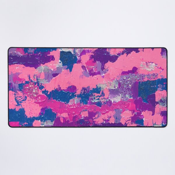 Item preview, Girly Dreamhouse Inspired Abstract Painting with Glitter designed and sold by Daydreamer Alley.