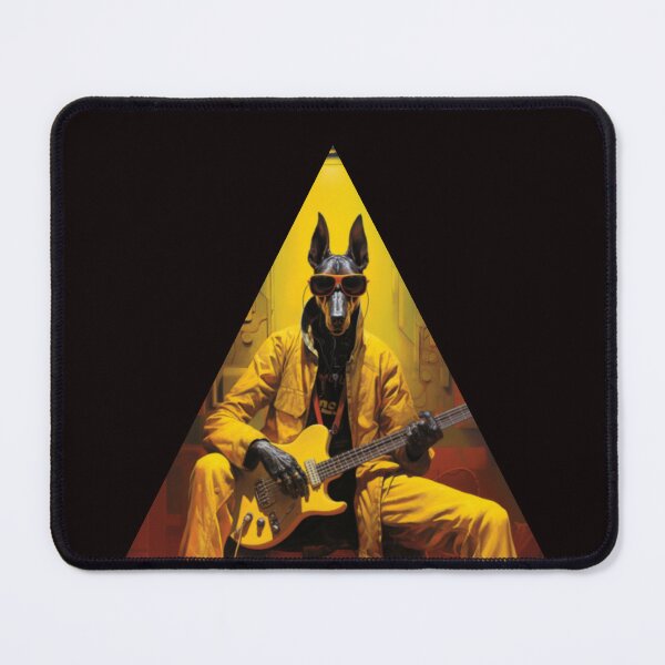 Item preview, Copy of Natural Ear Doberman with Electric Guitar designed and sold by Filmharmony.