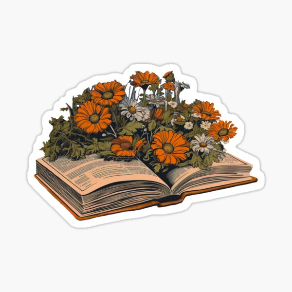 Item preview, Flowers Growing from Book designed and sold by isabellatried.