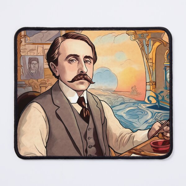 Item preview, H.G. Wells author designed and sold by ComicsFactory.