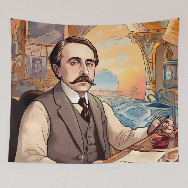 Item preview, H.G. Wells author designed and sold by ComicsFactory.
