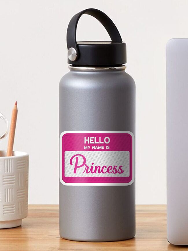 Thumbnail 1 of 3, Sticker, hello princess designed and sold by mystudiocreate.