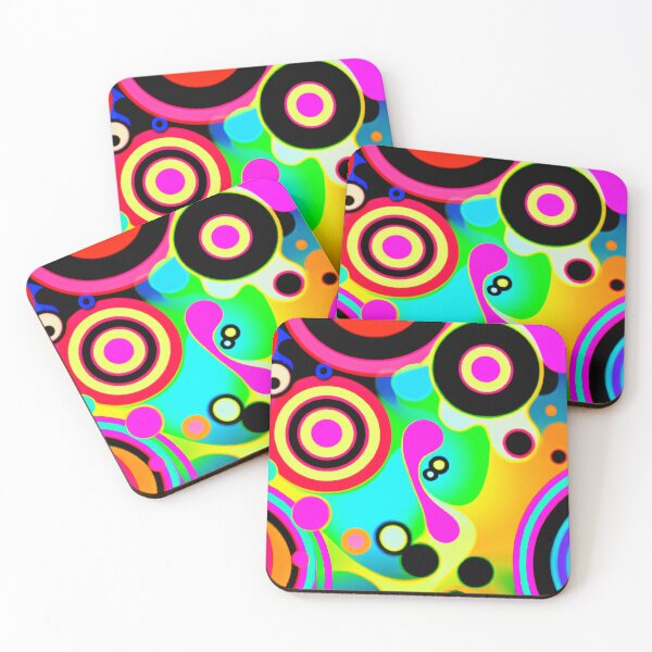 Item preview, Colorful Vibes Pattern designed and sold by Health And Fitness Posts e-Store.