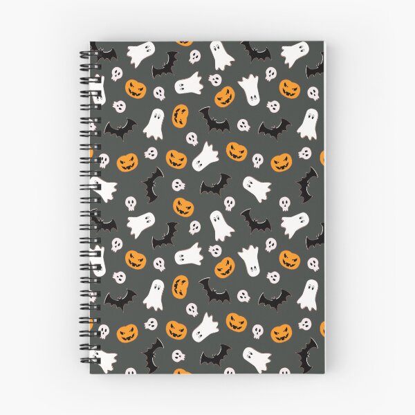 Item preview, Cute Halloween Pattern - Dark Grey designed and sold by Timeknights.