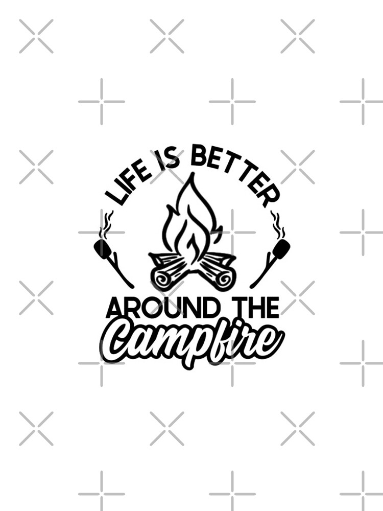 Thumbnail 4 of 4, iPhone Case, Campfire designed and sold by OneLineStyle.