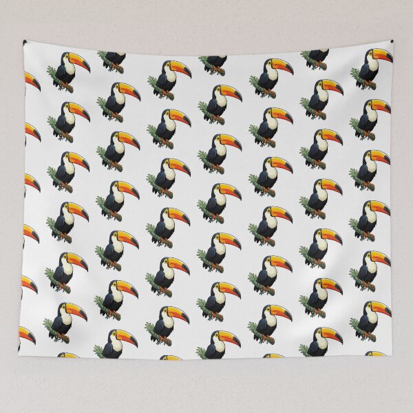 Item preview, Cute Tucan Love Bird designed and sold by LudwikeArts.