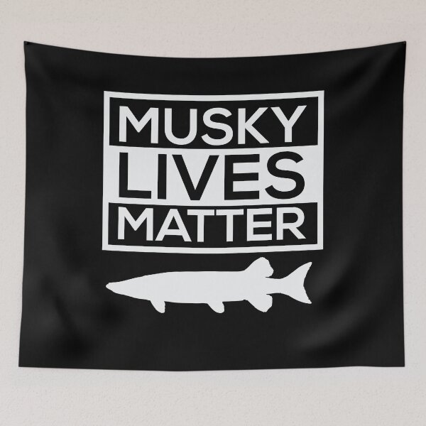 Item preview, Musky Lives Matter Fishing Fish Outdoors Funny designed and sold by hnwc.
