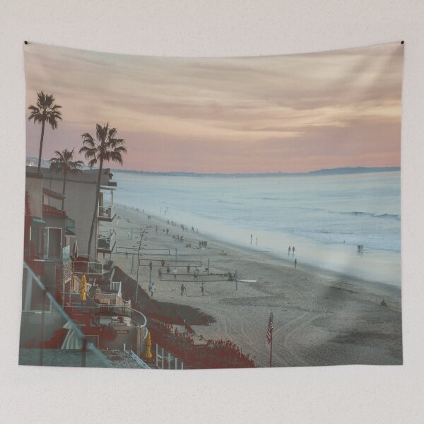 Item preview, San Diego Sunset Tapestry  designed and sold by mbarimo7.