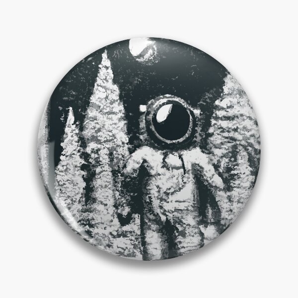 Item preview, Astronaut Exploring Nature Surrounded by Trees designed and sold by relaxedcreative.