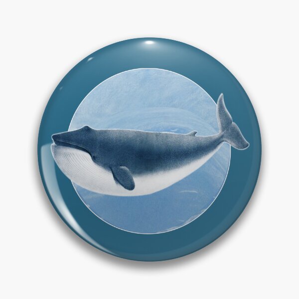 Item preview, The Blue Whale, vintage restored and reworked art by Mindthecherry. designed and sold by MINDTHECHERRY.