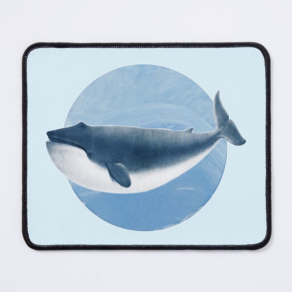 Item preview, The Blue Whale, vintage restored and reworked art by Mindthecherry. designed and sold by MINDTHECHERRY.