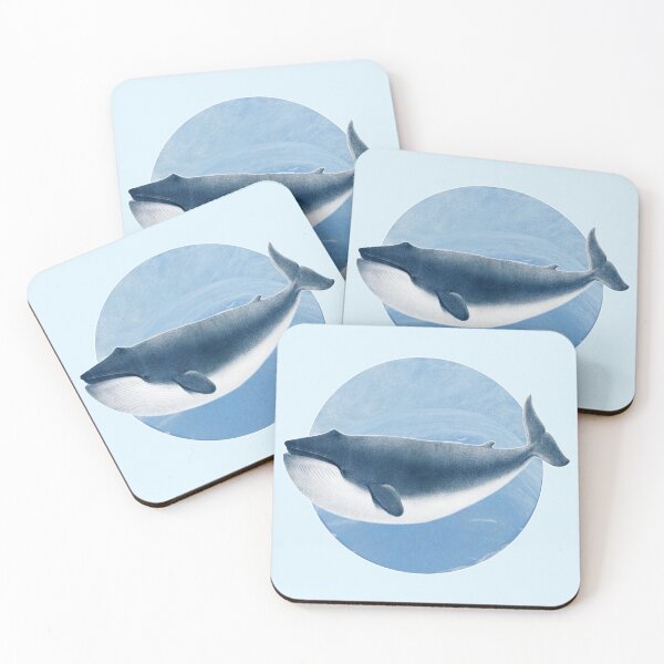 Item preview, The Blue Whale, vintage restored and reworked art by Mindthecherry. designed and sold by MINDTHECHERRY.