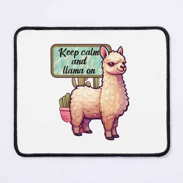 Item preview, Keep calm and llama on designed and sold by giosav.