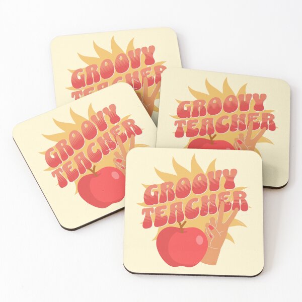 Item preview, Groovy Teacher. Fun school graphic designed and sold by PMCreative.