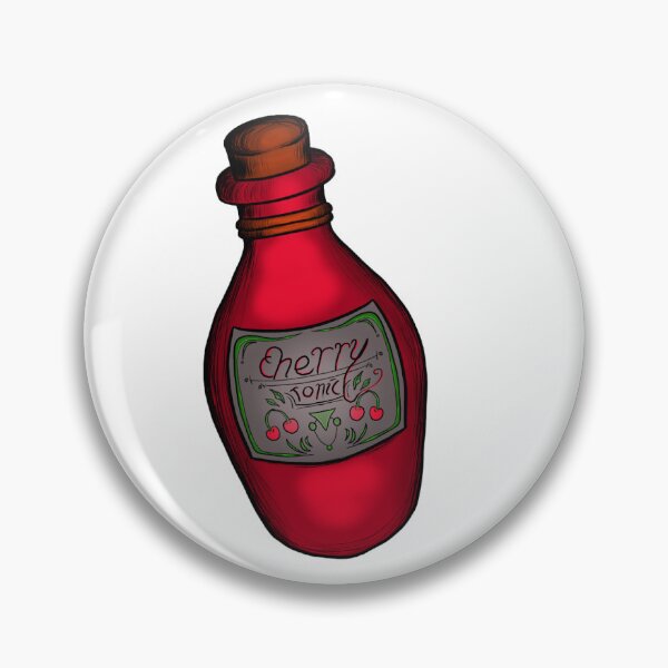 Item preview, Red Cherry Potion Bottle designed and sold by RS Design and Illustration.
