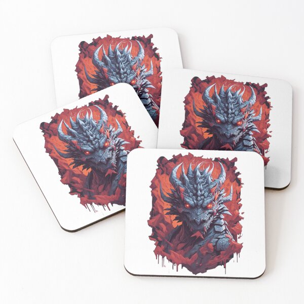 Item preview,  red dragon bust designed and sold by RabbitPrints.
