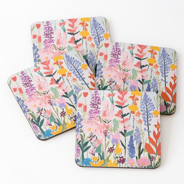 Item preview, Colourful Print Whimsical Wildflower designed and sold by meggydesigns.