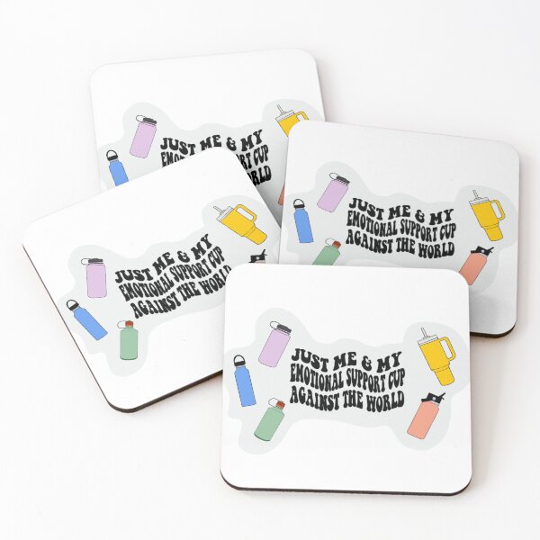 Item preview, just me & my emotional support cup against the world designed and sold by gintherealworld.