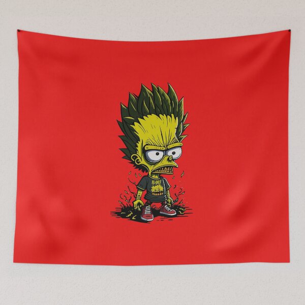 Item preview, Cosmic Remix: Alien Bart Simpson designed and sold by bennasener.