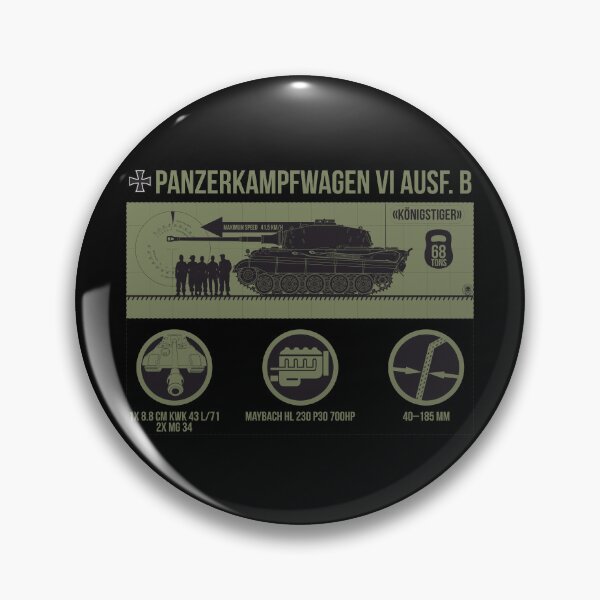 Item preview, Infographic of Panzer VI Ausf. B «Tiger II» designed and sold by FAawRay.
