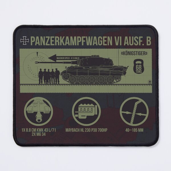 Item preview, Infographic of Panzer VI Ausf. B «Tiger II» designed and sold by FAawRay.