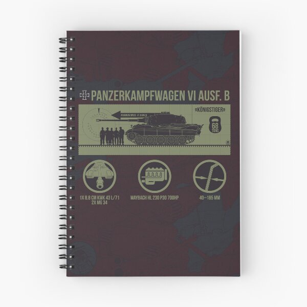Item preview, Infographic of Panzer VI Ausf. B «Tiger II» designed and sold by FAawRay.