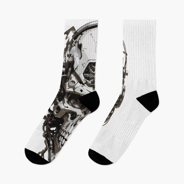 Item preview, skull cyborg grey  designed and sold by artistua.