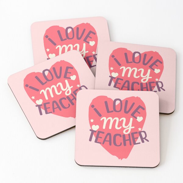 Item preview, I Love My Teacher. Pink Gift for Students designed and sold by PMCreative.