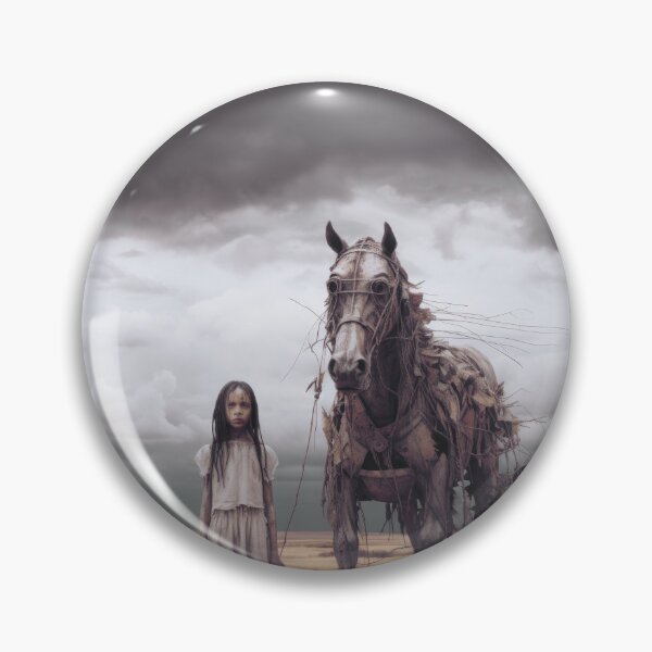 Item preview, Young Martian Child w Practice Horse designed and sold by Peter LOPEZ.