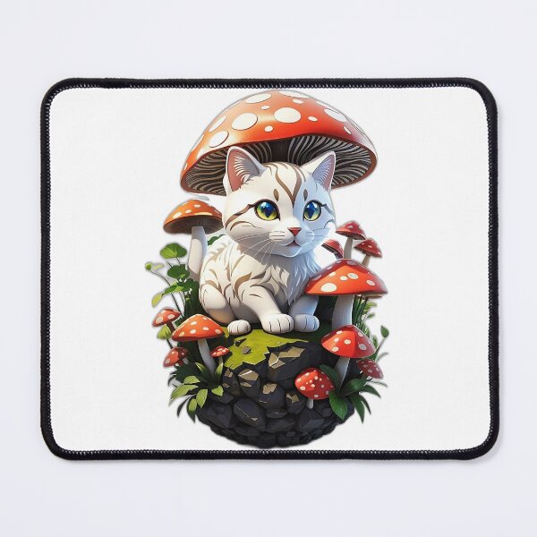 Item preview, Mushroom Cat designed and sold by AsCreationss.