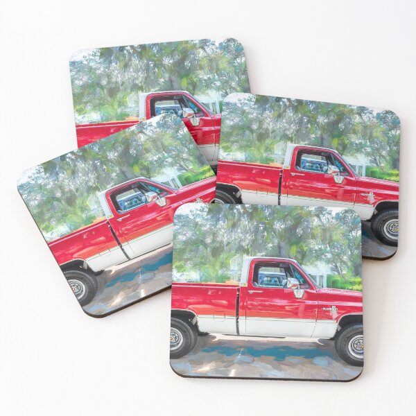 Item preview, 1984 Red Chevrolet C10 Silverado Pick Up Truck X110 designed and sold by RichFrancoCars.
