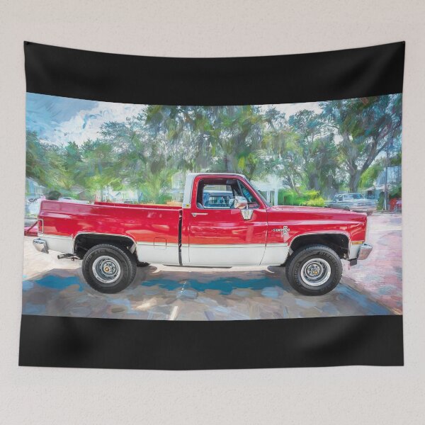 Item preview, 1984 Red Chevrolet C10 Silverado Pick Up Truck X110 designed and sold by RichFrancoCars.